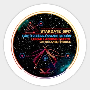 Lunar Landing Patrol Pathos Lander Module Sticker